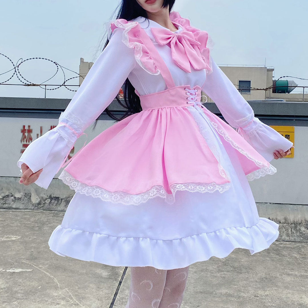 Lace Bow Maid Dress SE23022