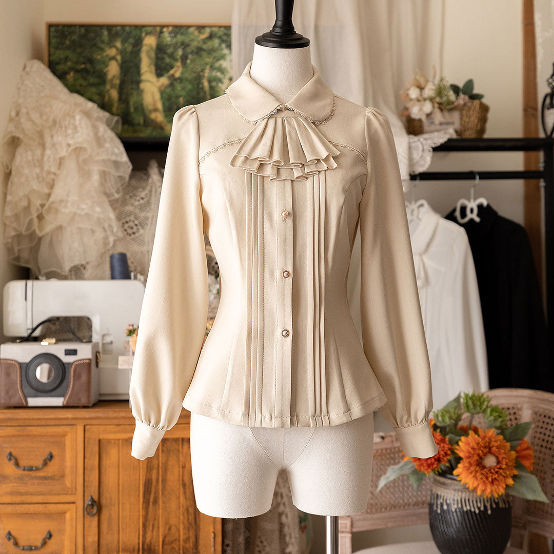Elegant Dress With Bow Blouse SE23230