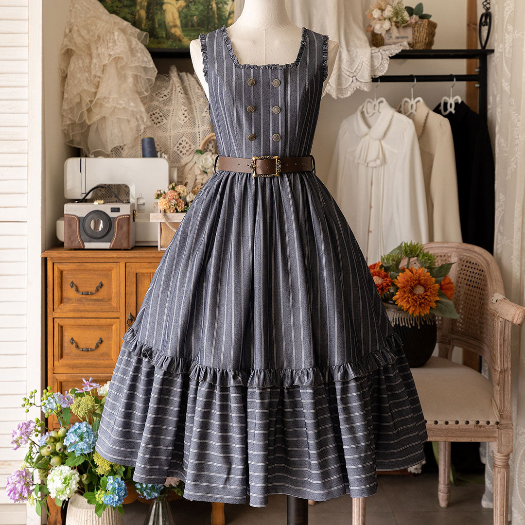 Elegant Dress With Bow Blouse SE23230