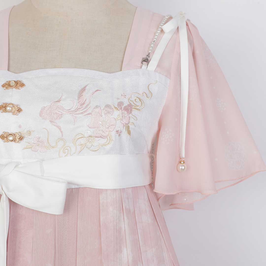 Pink Flower Goldfish Dress SE23055