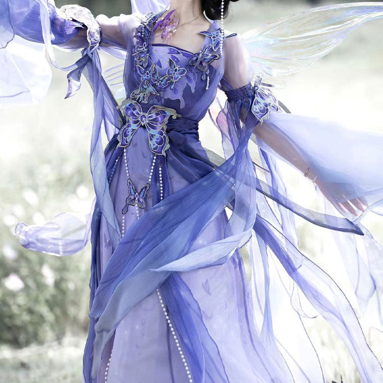 Purple Butterfly Hanfu Dress SE23231