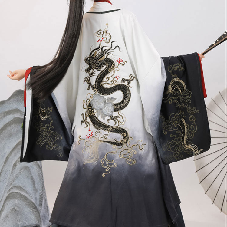 Loong Embroidery Hanfu Skirt Set SE23131