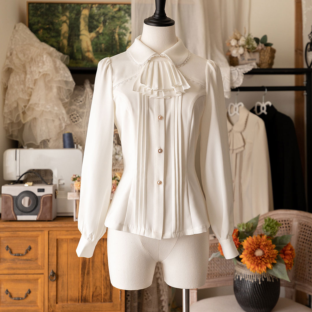Elegant Dress With Bow Blouse SE23230