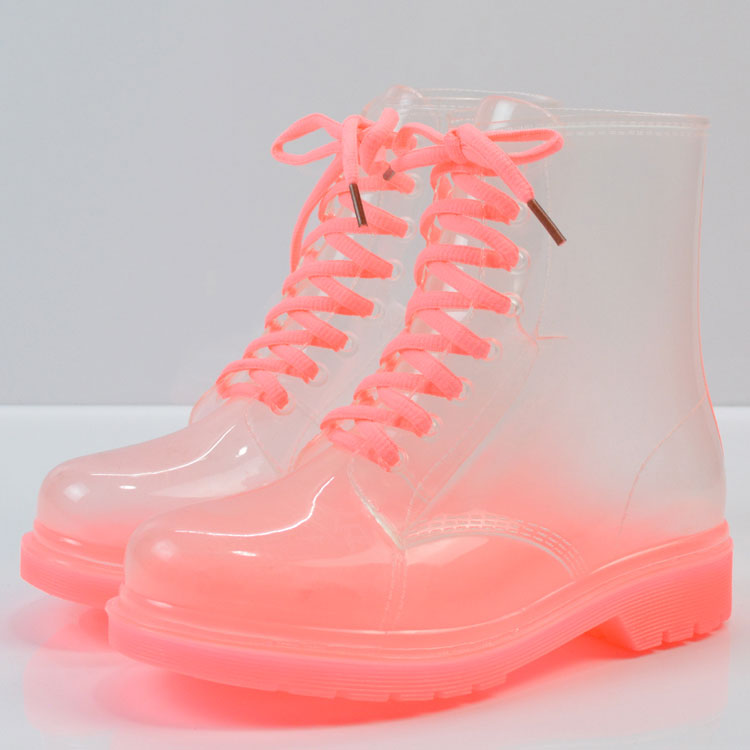 Transparent Candy Rain Shoes SE22853