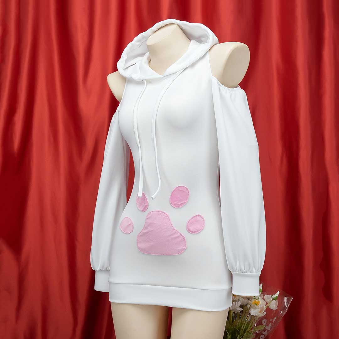 Cat Paw Bunny Ears Hoodie SE23057