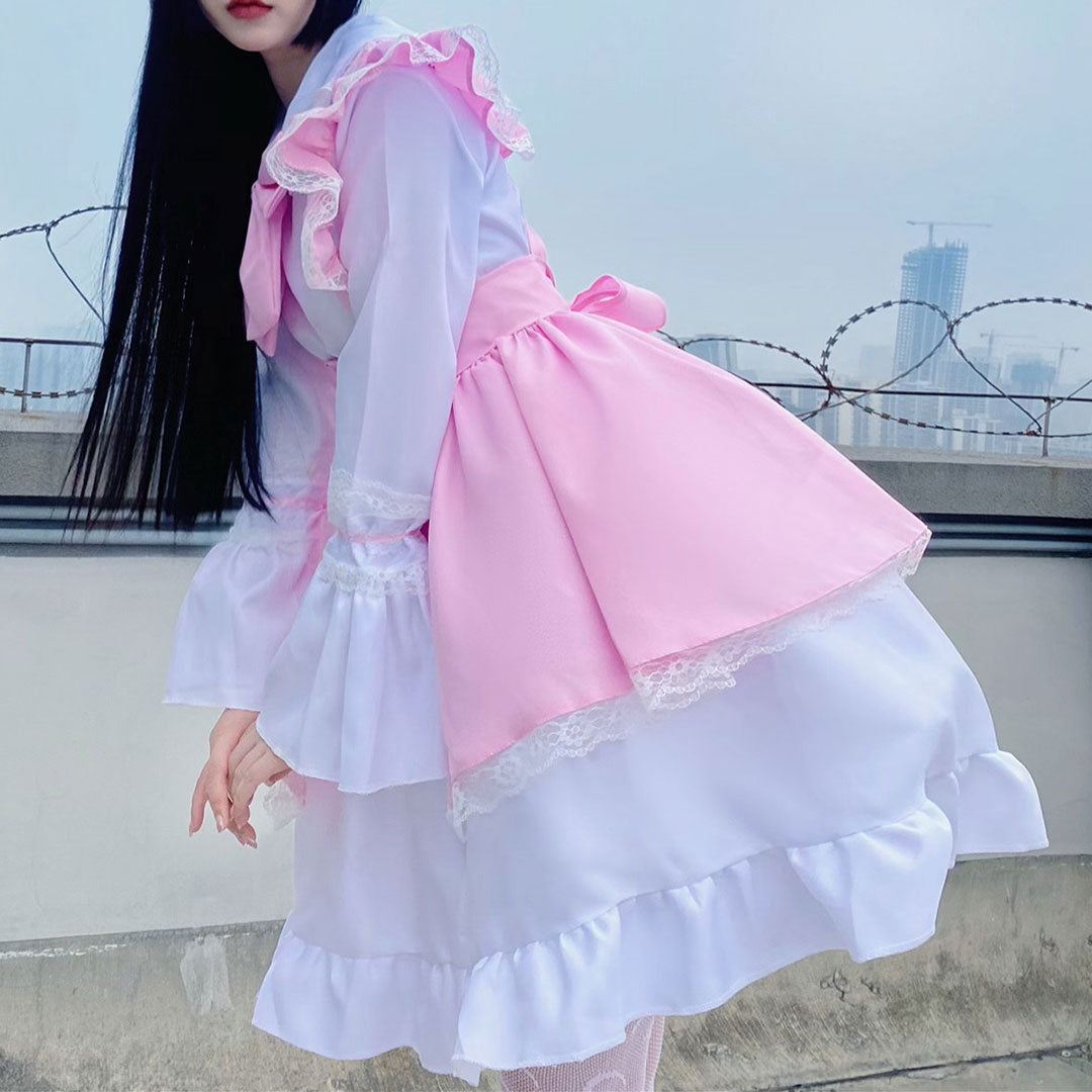 Lace Bow Maid Dress SE23022