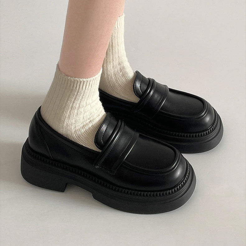 Retro Platform Student Shoes SE23030