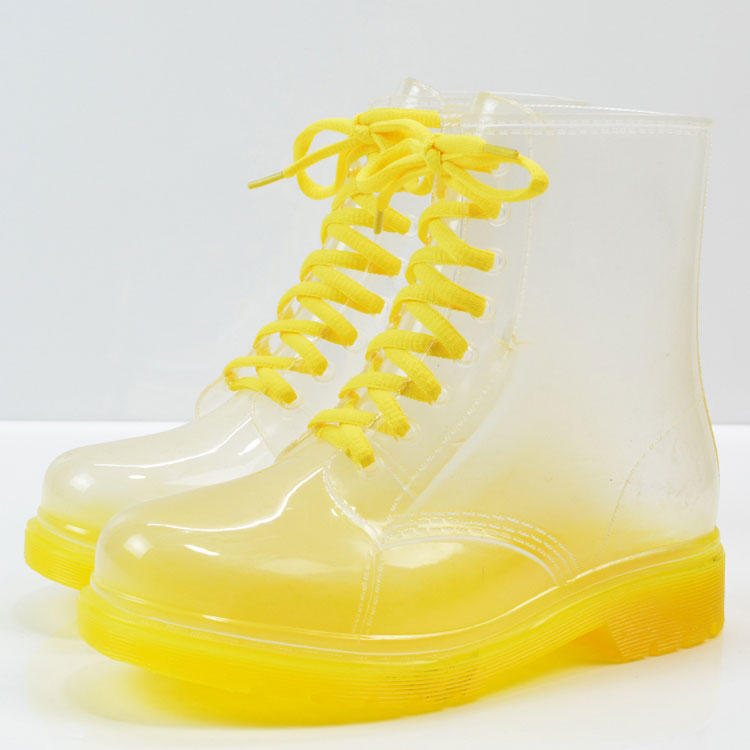 Transparent Candy Rain Shoes SE22853