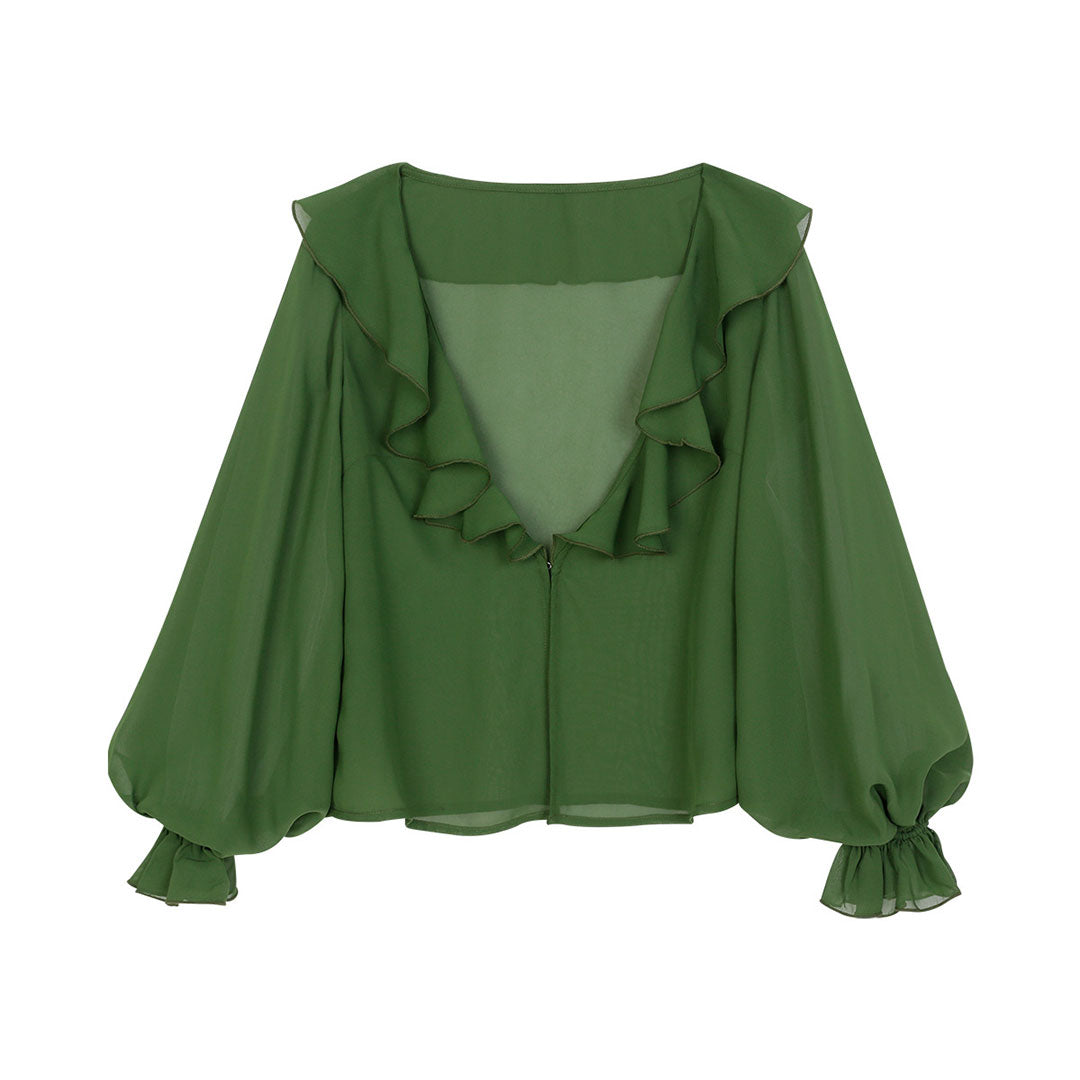 Bamboo Leaf Flower Hanfu Dress Set SE22689