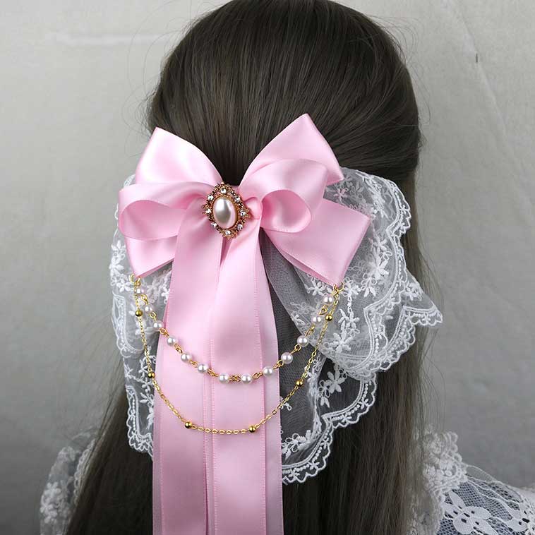 Beaded Lace Flower Hair Accessory SE23054