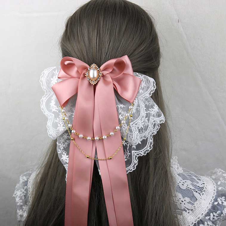 Beaded Lace Flower Hair Accessory SE23054