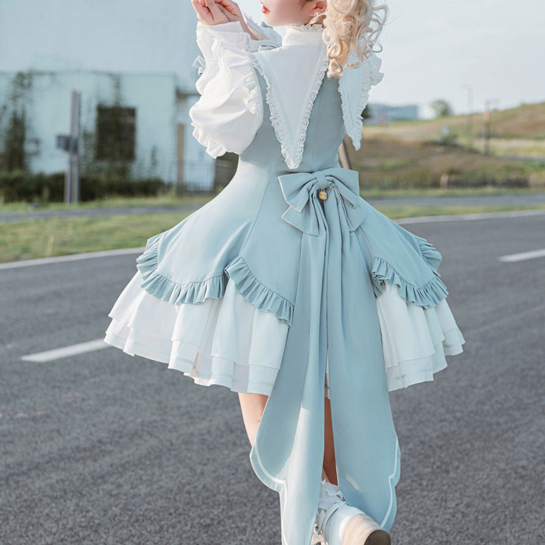 Bell Shirt Bow Dress SE22973