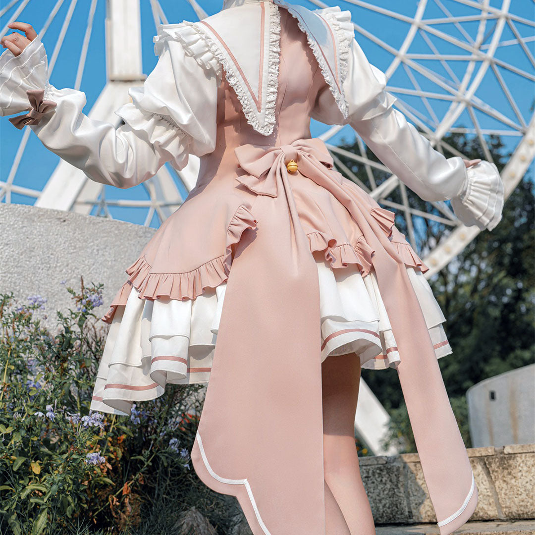 Bell Shirt Bow Dress SE22973