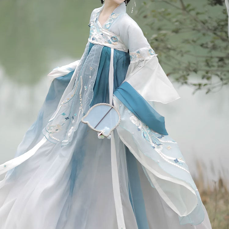 Blue Flower Hanfu Dress SE22699