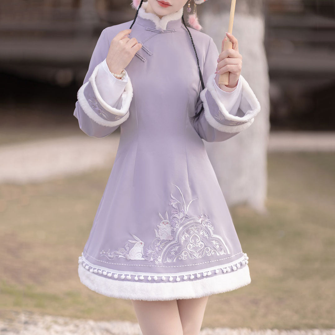 Bow Flower Bunny Dress Set SE22742