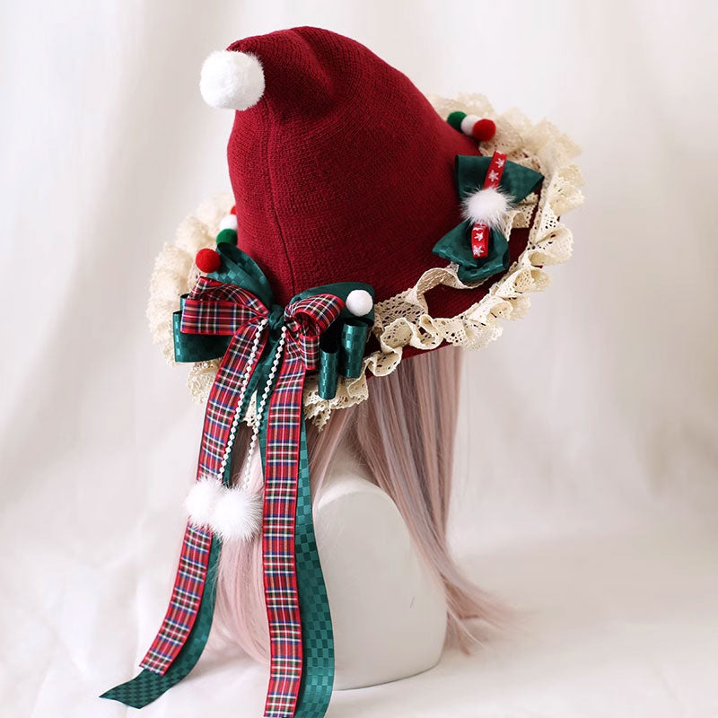 Bow Flower Christmas Hat SE22947