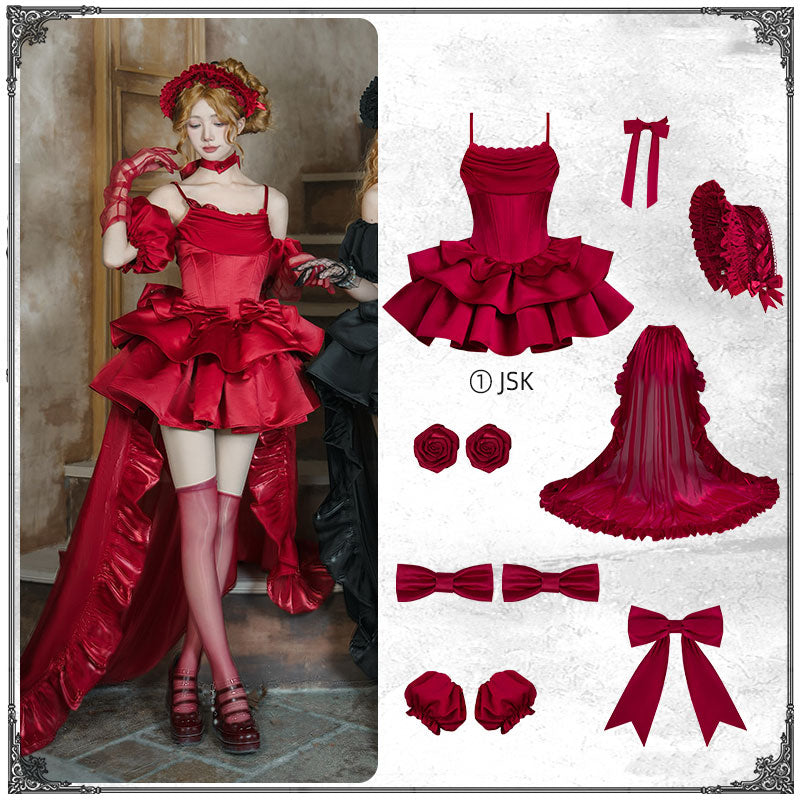 Bow Flower Sling Dress SE23451