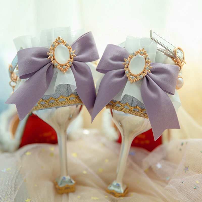 Bow Flower Star Heels Shoes SE23340
