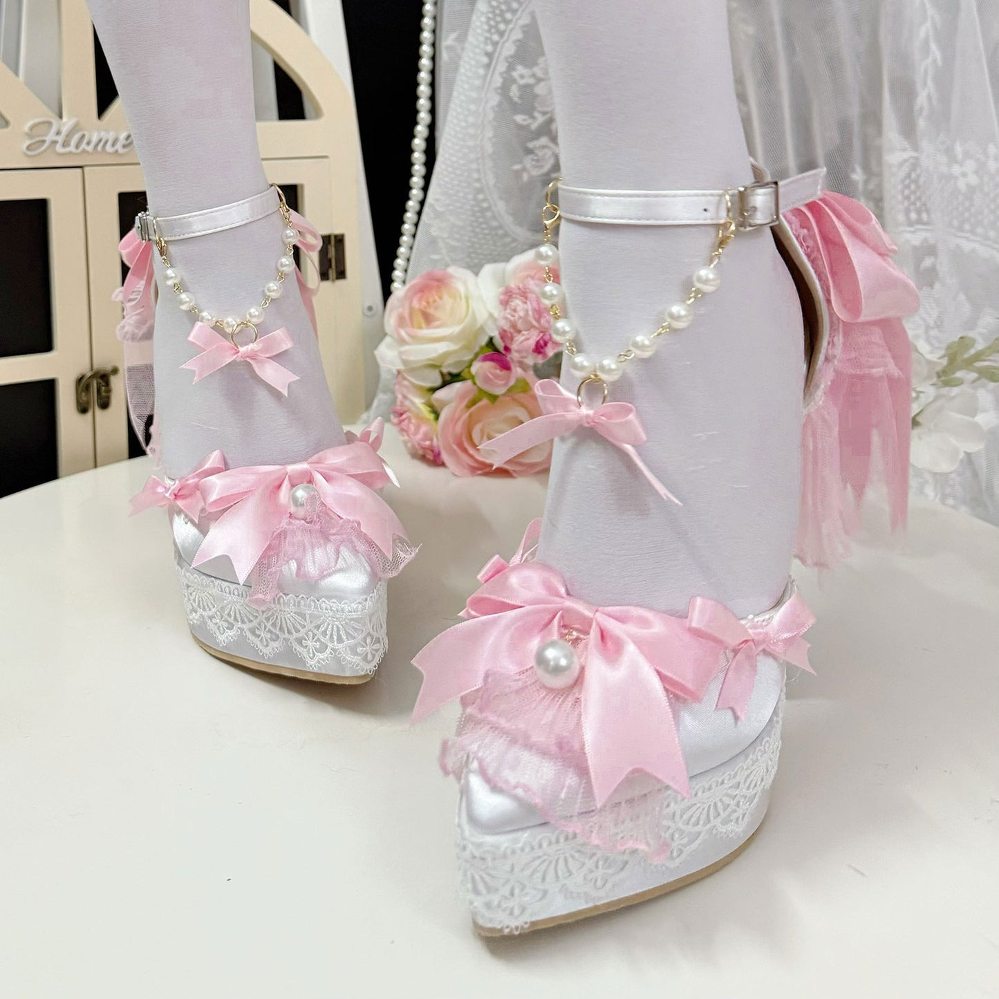 Bow Heel Shoes SE23454