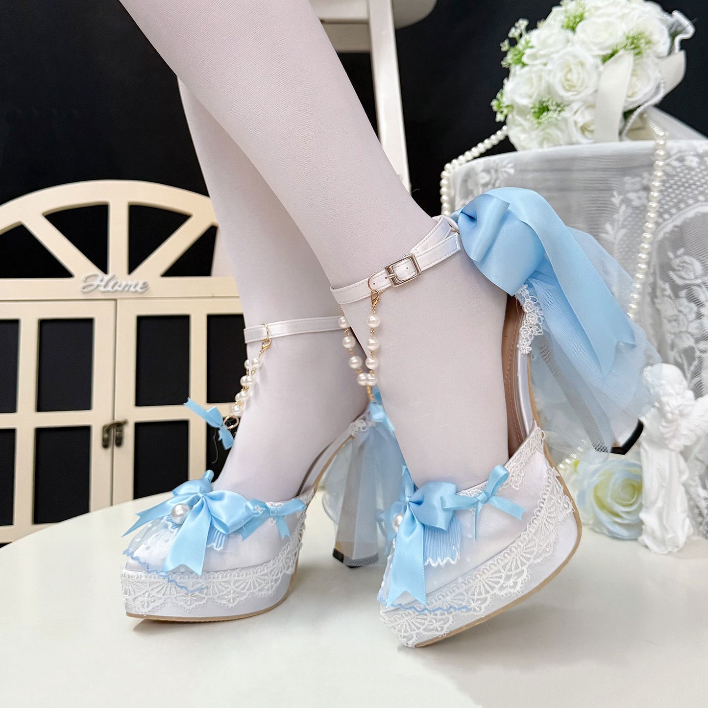 Bow Heel Shoes SE23454