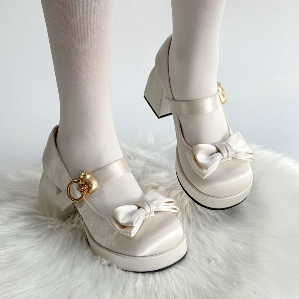 Bow Heels Shoes SE23670