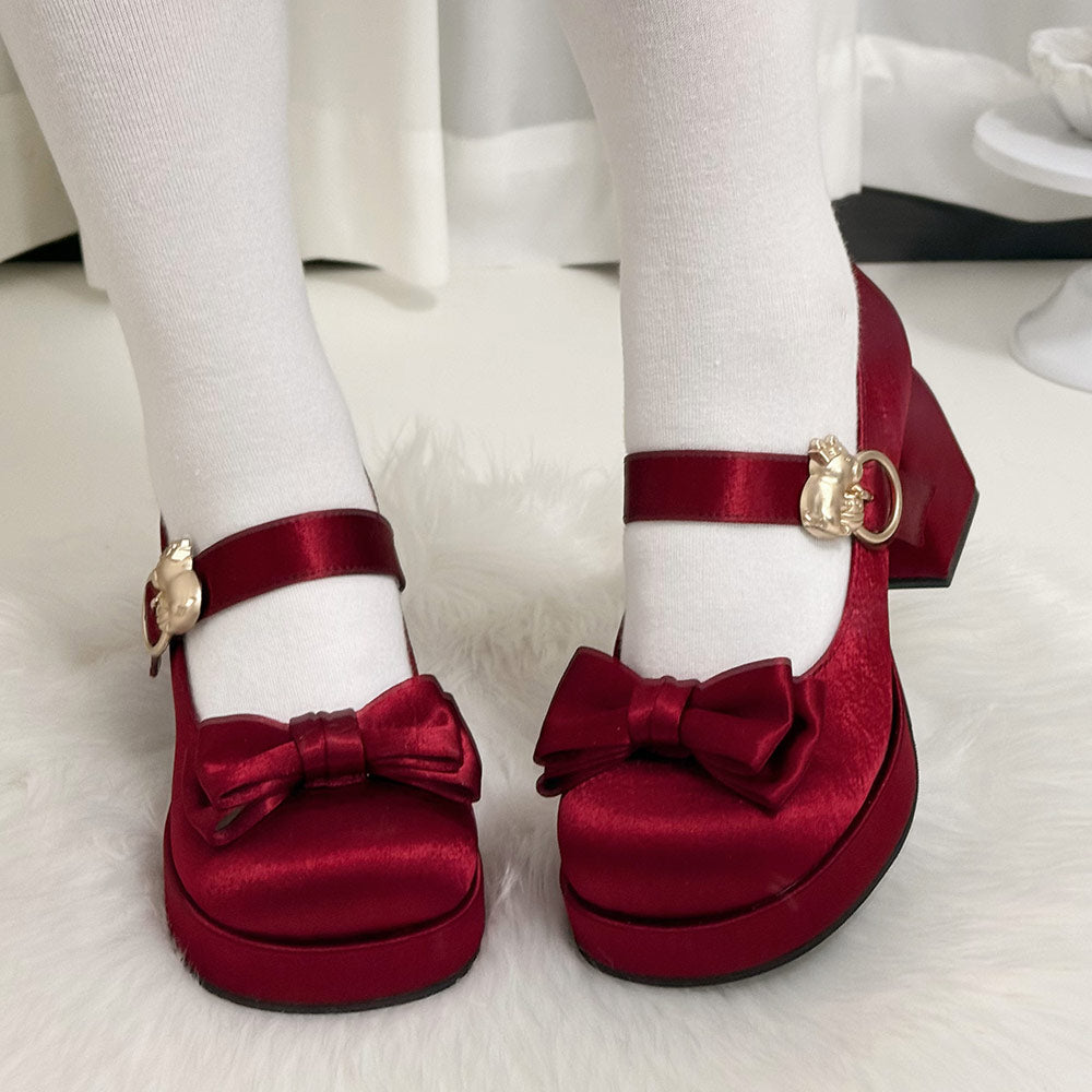Bow Heels Shoes SE23670