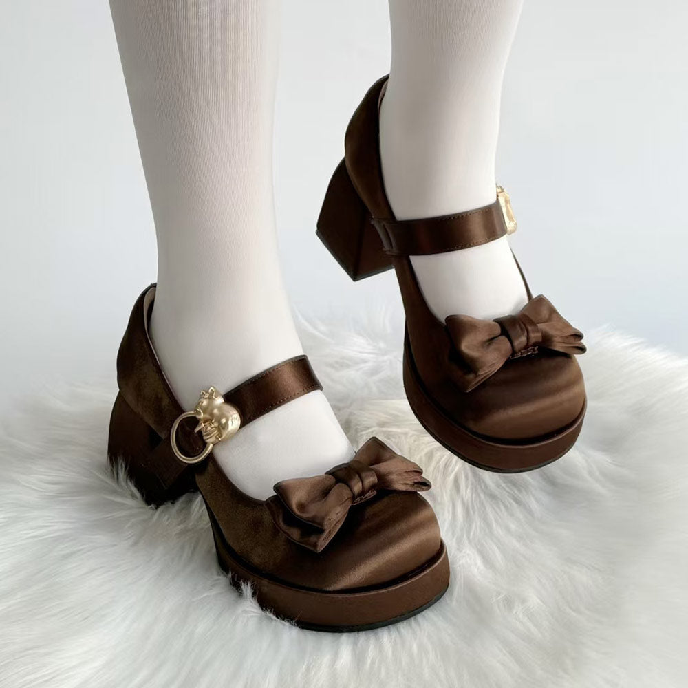 Bow Heels Shoes SE23670