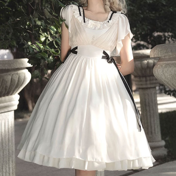 Bow Lace Dress SE22704