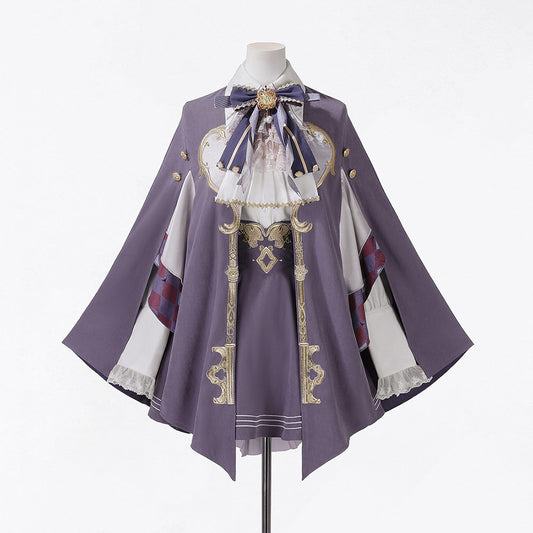 Bow Lolita Cape Skirt Set SE23728