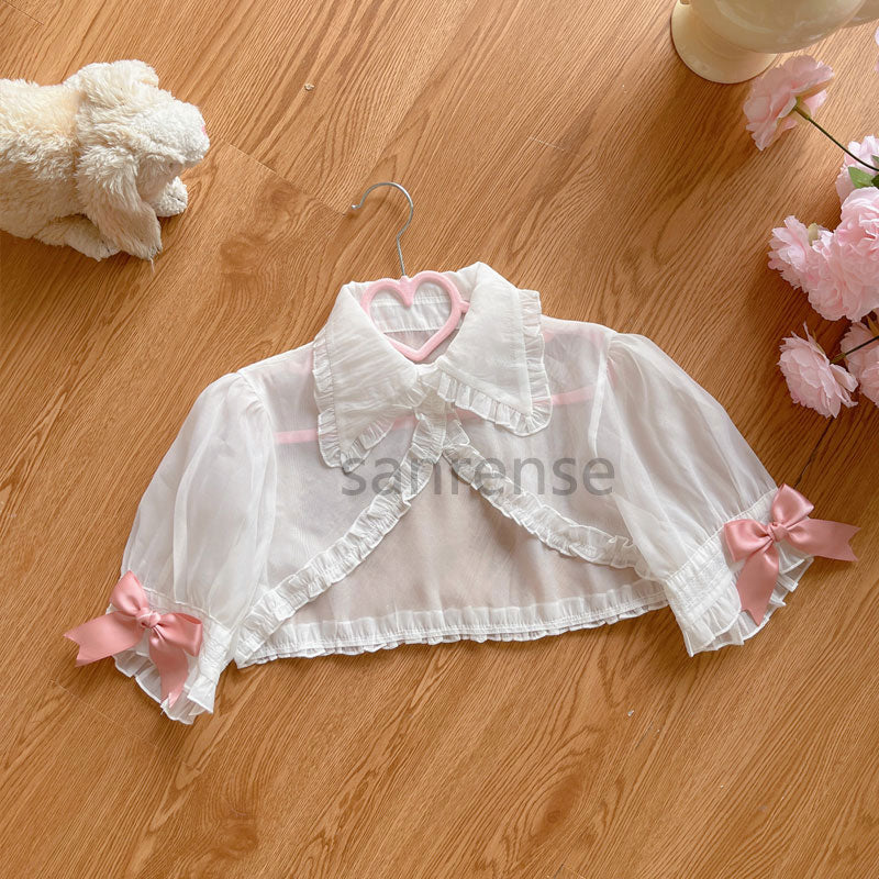 Bow Pastel Gradient Dress Set SE23310