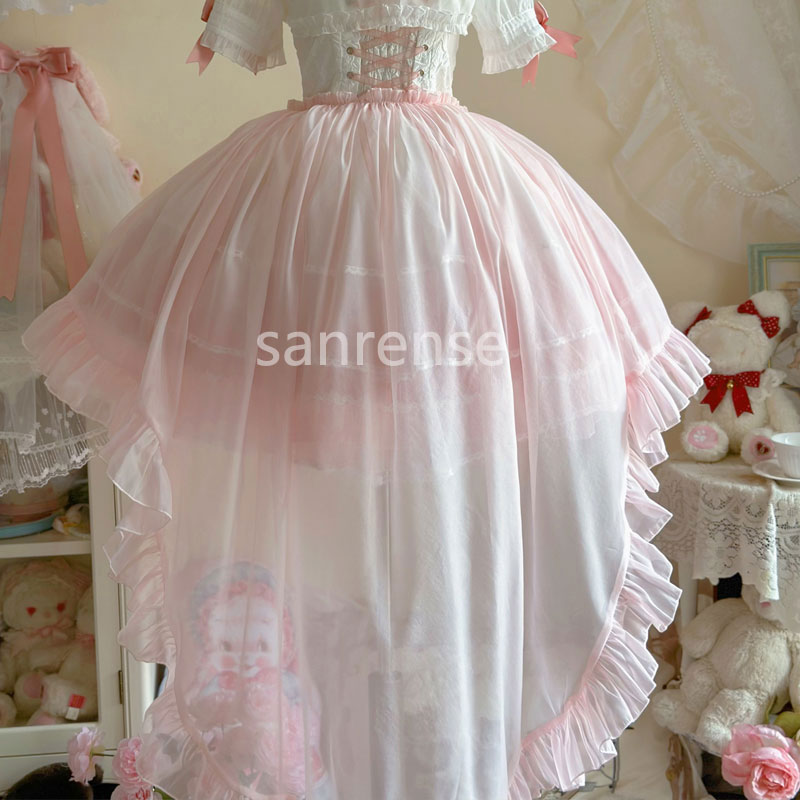Bow Pastel Gradient Dress Set SE23310