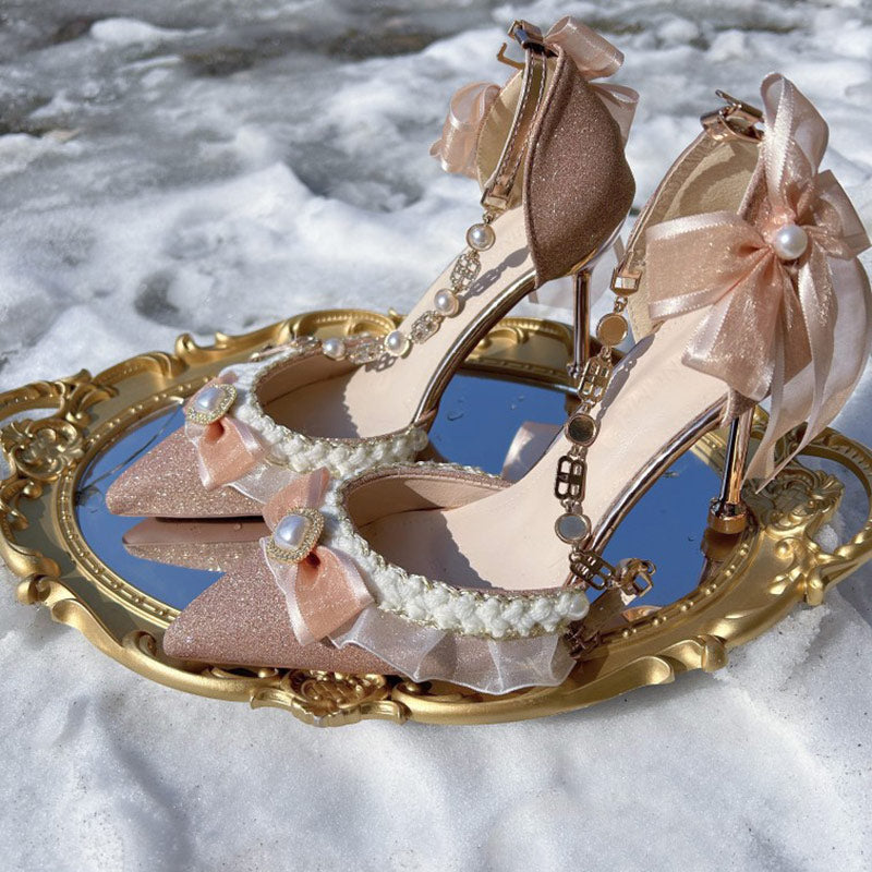 Bow Princess Wedding Shoes SE23644