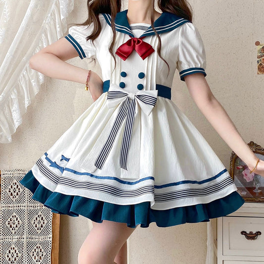 Bow Sailor Dress SE23245