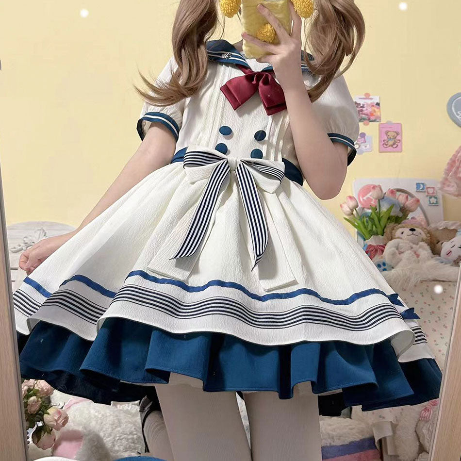 Bow Sailor Dress SE23245