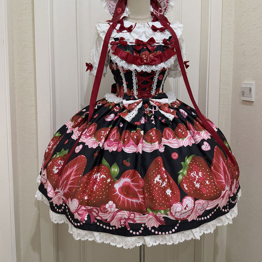Bow Strawberry Dress SE23436