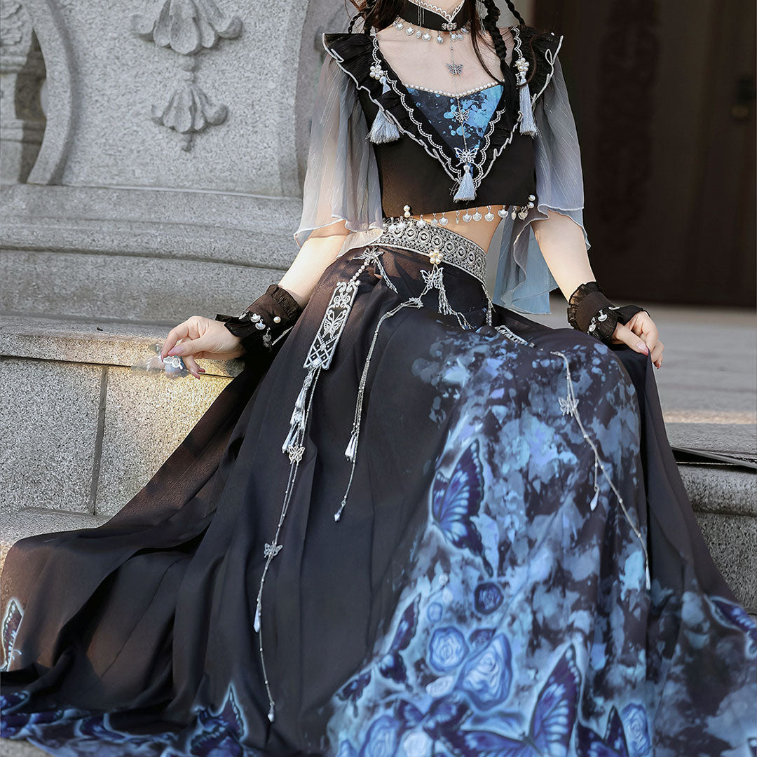 Butterfly Flower Hanfu Set SE23217