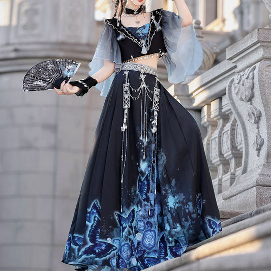 Butterfly Flower Hanfu Set SE23217
