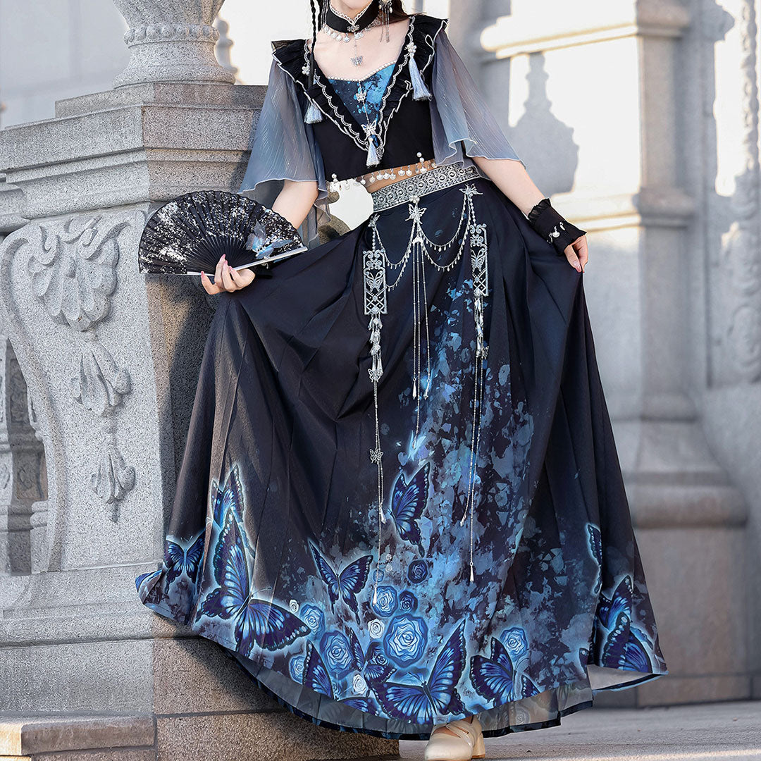 Butterfly Flower Hanfu Set SE23217