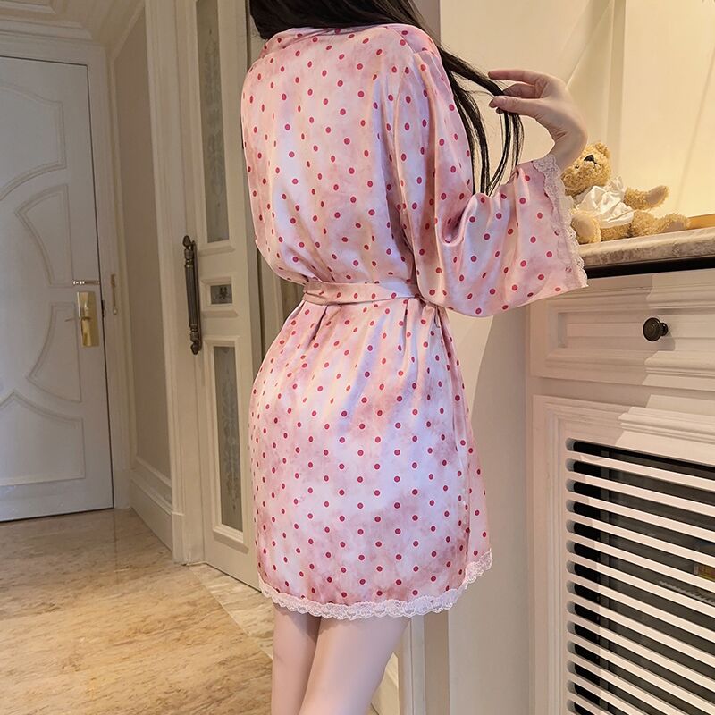 Butterfly Polka Dot Slip Dress Set SE23633