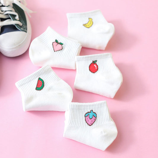 Cartoon Flower Fruit Socks SE22848