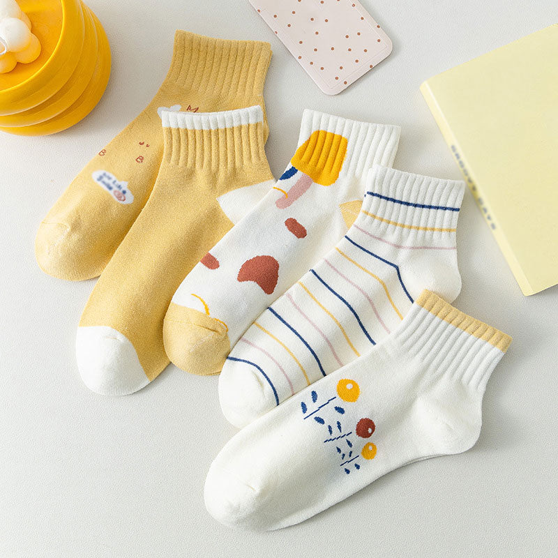 Cartoon Flower Fruit Socks SE22848