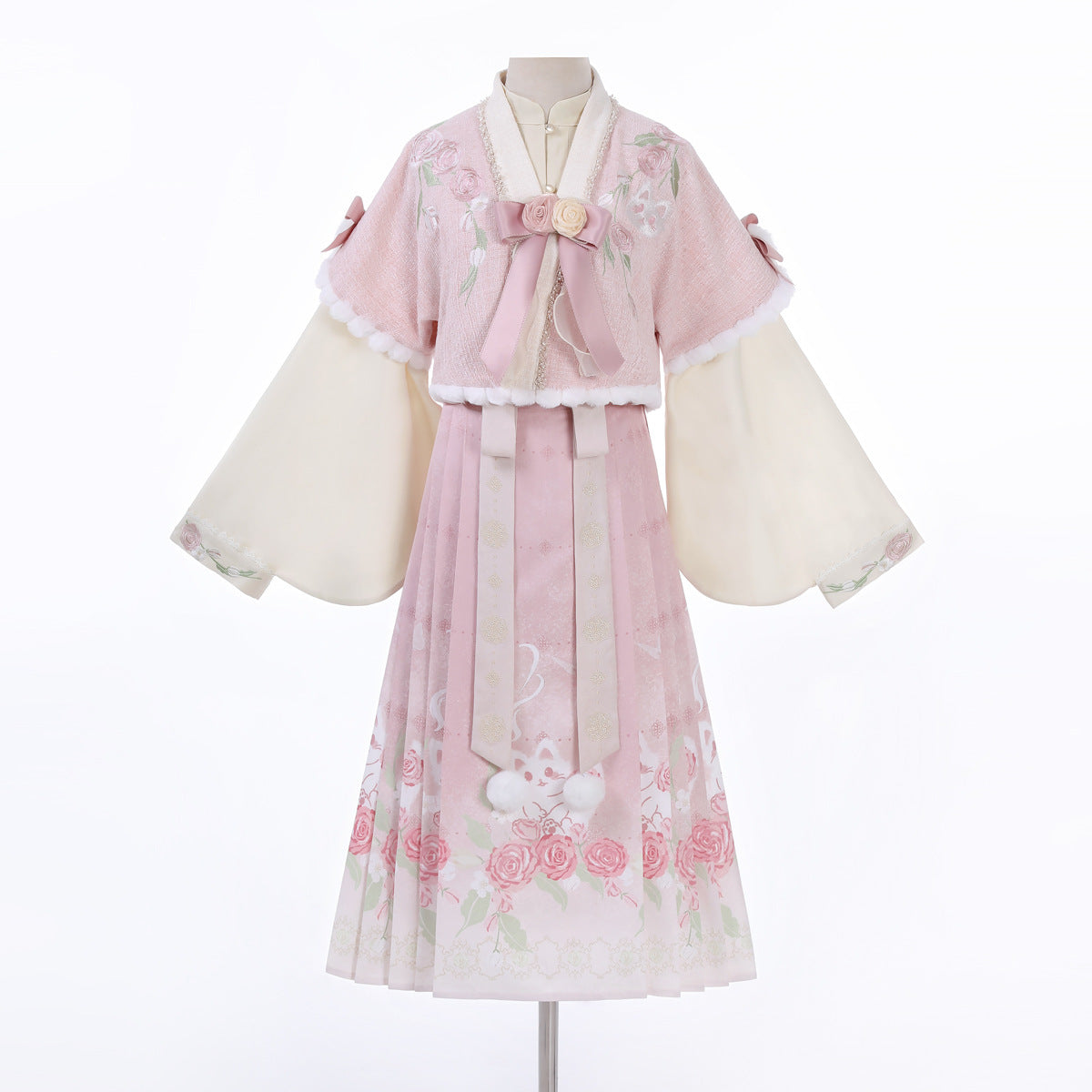 Cat Flower Skirt Set SE23318