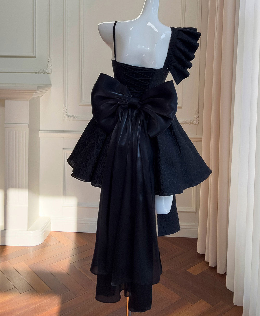 Elegant Bow 3D Flower Dress SE23279