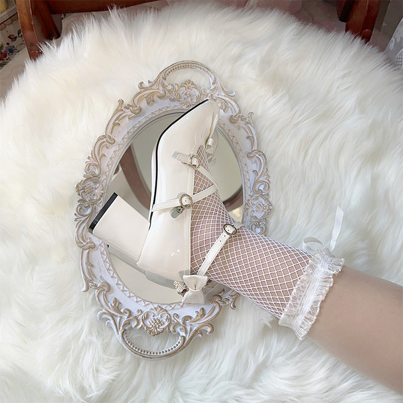 Elegant Bow Heels Shoes SE23620