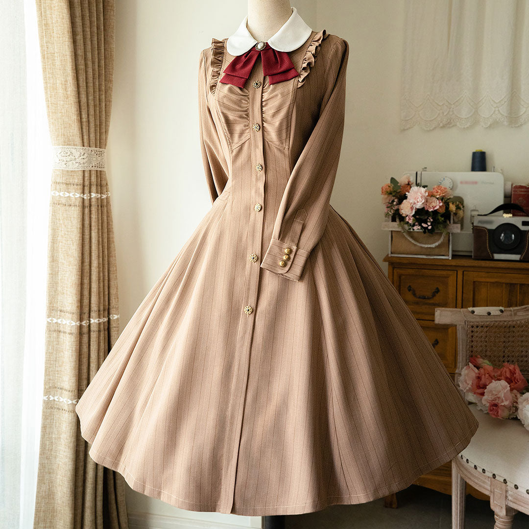 Elegant Striped Dress SE23270
