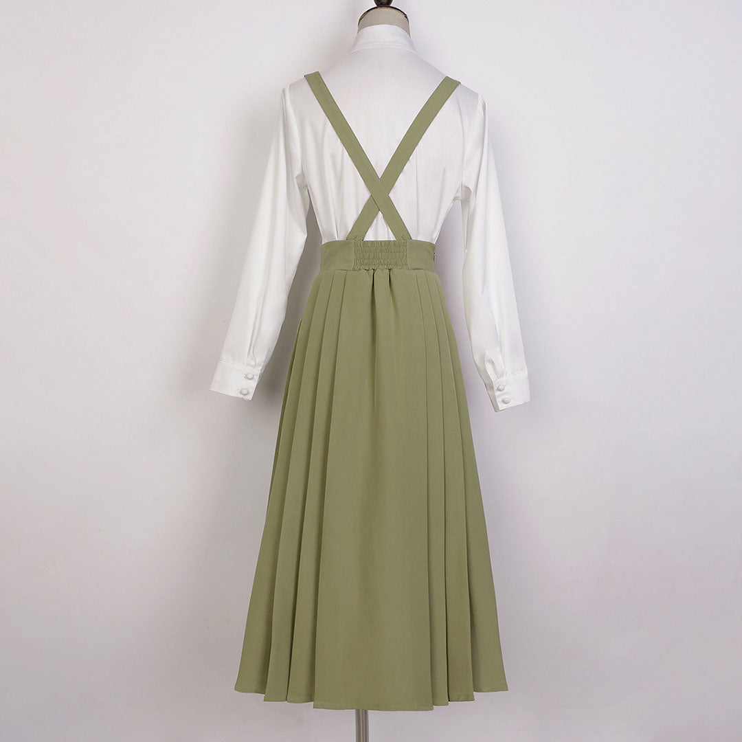 Floral Blouse Skirt Hanfu Set SE22705