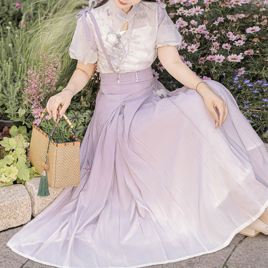 Floral Bow Skirt Set SE23156