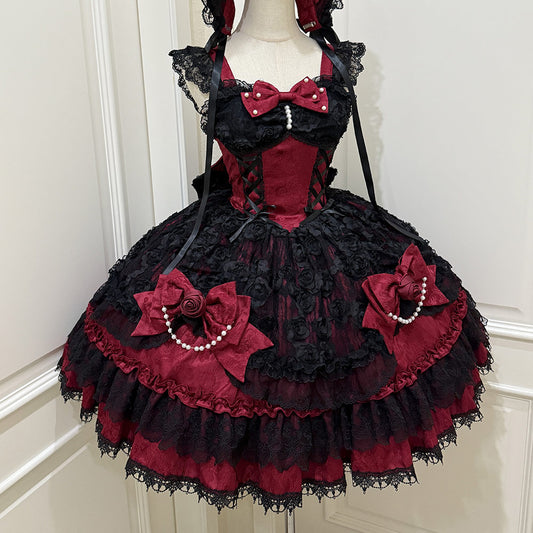 Flower Bow Lace Dress SE23710