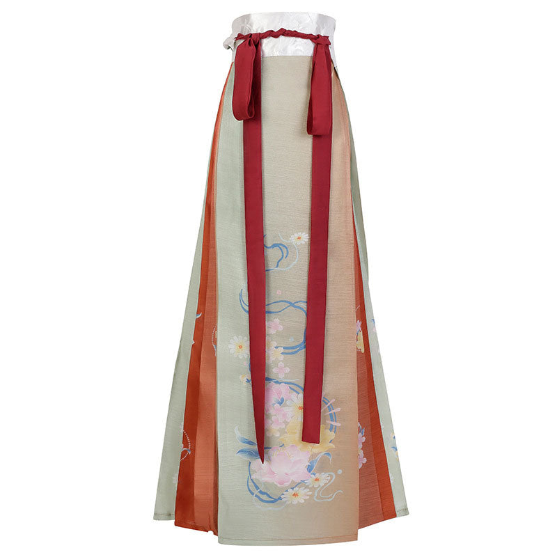 Flower Embroidery Hanfu Dress Set SE22746