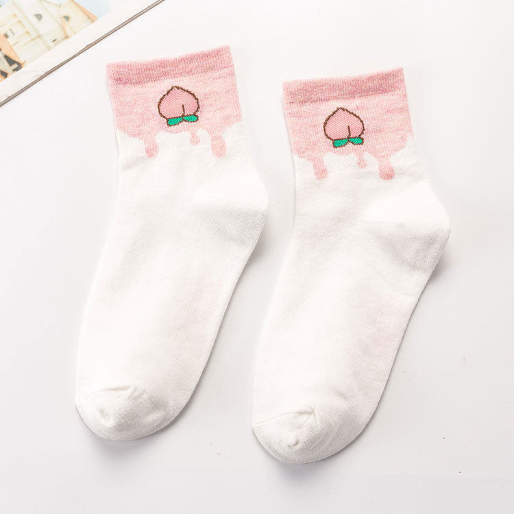 Fruit Strawberry Socks SE22862